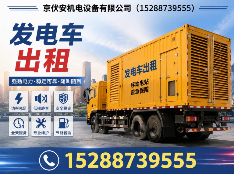 六安发电机出租展示图